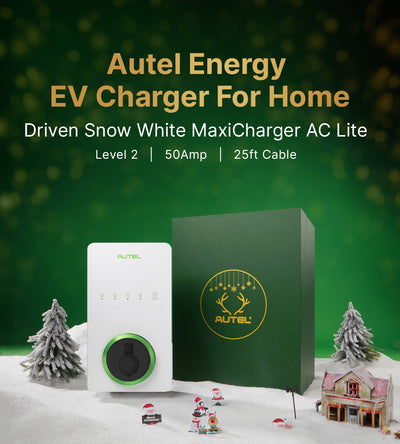 Autel Energy Launches Driven Snow White MaxiCharger AC Lite With A Festive Christmas Gift Box